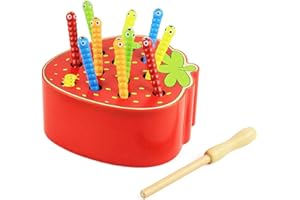 Felly Giochi Montessori 1 Anno, Giocattoli Puzzle Legno Bambini 1 2 3 Anni, Gioco Educativo 6-24 Mesi Bambino Bambina Bimbo, Giocattolo in Legno Regalo di Compleanno di Natale Capodanno