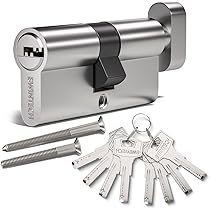 Bwintech 70mm(30/40) Nikkel Zink Legering Euro Cilinderslot, deur cilinderslot, sleutel sleutel met 8 horizontale dimple toetsen Bwintech 70mm(30/40) Nikkel Zink Legering Euro Cilinderslot, deur cilinderslot, sleutel sleutel met 8 horizontale dimple toetsen
