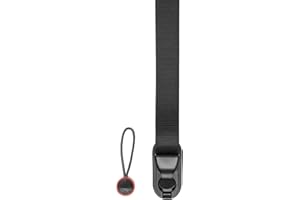 Peak Design Leash Camera Strap, Charcoal, Configurable as a Sling, Neck, Shoulder Strap or Safety Tether, Adjustable, Compact, Quick Release, Camera Straps for Photographers, 90 kg Capacity