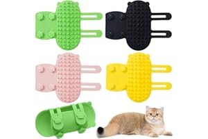 GGUFAY Catnip Scratcher In 4 Pezzo, Spazzola Per Angoli Gatto Ama Sfregare La Testa E Il Corpo, Spazzola Morbida Per Gatti