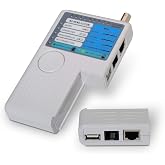 AISENS A142-0313 &ndash; Cable Tester RJ11/RJ12/RJ45 (USB, Coaxial) Grey