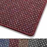 Teppich fröhlich gepunktet | Qualitätsprodukt aus Deutschland | GUT-Siegel | viele Farben und Größen (rot, 80x150cm)