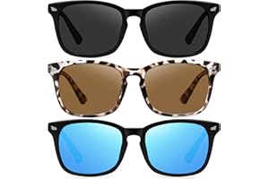 Ougenni Sunglasses Womens Trendy Classic Retro Style Polarized Sunglasses for Women and Men UV Protection