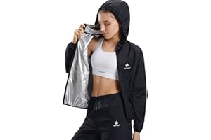 HOTSUIT Sauna suit for women with sweat jacket and sauna pant for weight loss sweat suits for slimming on Gym