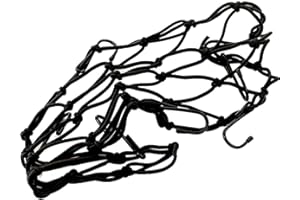 Puig 0788N Rete da carico colore nero elastica e resistente con ganci metallici rivestiti per un trasporto sicuro