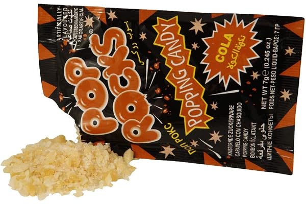 German Zeta Pop Rocks Popping Candy, 50 x 7 g