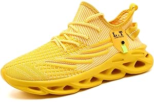 ZDFQLGV Mens Trainers Walking Sneakers Fitness Running Shoes Tennis Athletic Gym Shoes Outdoor Leisure Lightweight Breathable Soft Comfortable