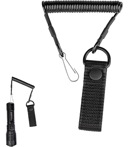 GUOYOU Dragonne Tactique Paracord Avec Mousqueton - Anti-Perte Élastique
