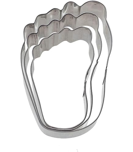 Städter Ausstechform Fuß Aus Edelstahl – Ca. 5 Cm, Perfekt Für Kekse & Deko