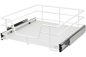 bremermann cajón telescópico con Superficie de Almacenamiento, 50 cm (Blanco)