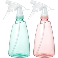 Vintoney Sprüher, 2 Stück 500ml Leere Sprühflasche Wiederverwendbar Kunststoffzerstäuber Nachfüllbare mit Verstellbare…