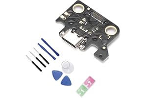 cigemay Replacement USB Charging Port Connector for Samsung Galaxy Tab A7 10.4inch SM‑T500 T505, PCB Board Dock Flex Cable Repair Sets, with Screwdriver/Press Plate/Press Stick/Suction Cup