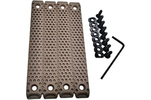 ProWildGear 4 Pcs/Set Nylon CNC RS Handguard Rail Cover Fit for M-Lok Compatible Systems Keymod Accessory
