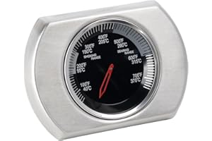 BBQration Grilltemperatur für Napoleon Prestige 500, eingebauter Prestige 500, Rogue 425 XT 525 Rogue SE 425 365, Prestige PRO 500 Temperaturmessgerät Ersatzteile für Napoleon Grillzubehör