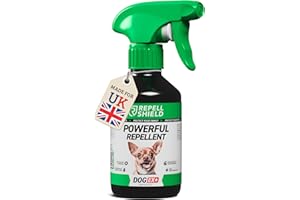 RepellShield Anti Chew Spray for Dogs & Puppies - 250ml - Bitter Apple Dog Repellent Spray, Natural No-Chew Training Aid - Stop Chewing on Furniture, Carpets, Doors, Cables, Garden & Outdoor Surfaces
