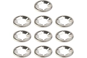 Othmro 10 szt. 14 × 28 mm wewnętrznych podkładek Starlock podkładka blokująca, zatrzaski typu push on, zestaw łączników ze stali nierdzewnej, podkładki blokujące szybkoobrotowe do urządzeń maszynowych