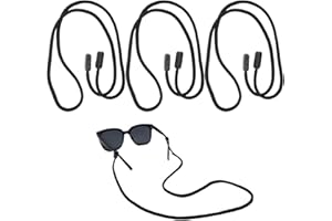 FENGRUI 3 PCS Secure Glasses Cord,Universal Sunglasses Strap & Spectacles Cord, Sunglasses Glasses Straps for Adult Kids Adjustable Eyeglasses Retainers Neck Holder for Eyewear Walking Running Beach