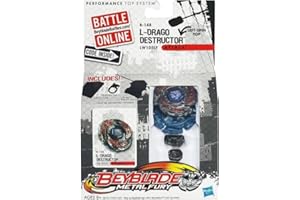 Toupie - pour Beyblade Metal Fury l-Drago Destructor et Son Lanceur - toupie Type Attaque