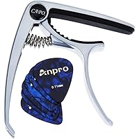 Capo Guitare Acoustique Capodastre Guitare 2 Pièces - Alliage Zinc
