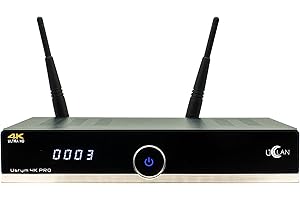 UCLAN Satellite Receiver Set Top Box Ustym 4K PRO UHD Enigma2 Linux Combo DVB-S2X DVB-C/T2