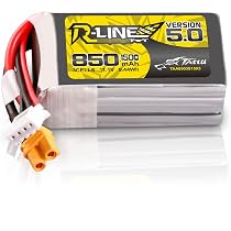 Batterie Tattu 3S Lipo 850mAh 11,1V 75C – XT60 – Pour Drone FPV 150-180