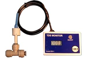HM Digital Moniteur TDS simple en ligne SM-1 0-9990 ppm Précision +/-2% pour système de filtration d'eau