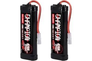 GOLDBAT RC Battery 4000 mAh NIMH Battery 7.2 V Compatible with Tami YA Plug for RC Car RC Truck RC Boat Traxxas LOSI-Associated HPI Kyosho Quadcopter Drone Hobby (Pack of 2)