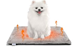 Nobleza Cuscino Autoriscaldante per Cane e Gatti, Materassino da Interno Lavabile per Cani, Letto per Cani Sfoderabile in Memory Foam, con Copertina Impermeabile e Morbida, Antiscivolo 61x46x4cm
