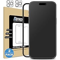 JETech Lot De 3 Films Protecteurs D'écran Pour IPhone 15 Pro Max 6,7