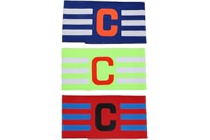 KXUSW Brazalete Capitan Futbol Niño 3 Piezas-Brazalete Capitan Futbol-Brazalete Capitan-Brazalete Elástico-Adecuado para Partidos De Fútbol, ​​Baloncesto, Rugby y Entrenamiento