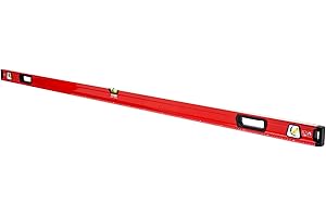 STIER Premium Wasserwaage, mit Magnet und drei Libellen, 2000 mm, 0,5 mm/m, vertikal und horizontal messen, Spiegel-Lotlibelle, präzise Messungm, Aluminiumlegierung, doppelt gefräste Oberfläche