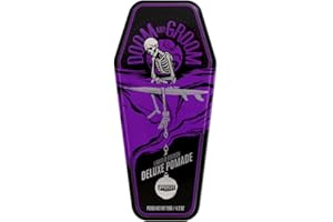 Uppercut Deluxe Édition Limitée Doom & Groom Deluxe Pomade, Pomade Professionnelle à Base d'Eau pour Créer des Looks Classiques, Tenue Forte et Brillance Intense, 120g