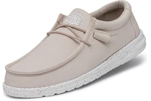 Hey Dude Herren Wally Slub Canvas Moc Toe Shoes