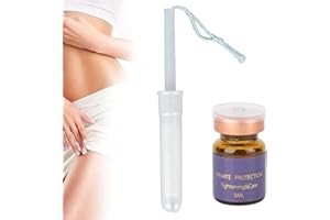 PONGNAS Vaginales Straffungsserum mit Baumwollröhrchen, Vaginalverjüngung und Trockenheits-Feuchtigkeitscreme, Hautfeuchtigkeitsregulierendes Endokrines Einweg-Vaginalgel