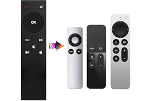FOXRMT Uniwersalny pilot do wszystkich pilotów Apple TV, zamiennik pilota Apple kompatybilny z Apple TV 4K / Gen 1 2 3 4/ HD A2169 A1842 A1625 A1427 A1469 A1378 A1218