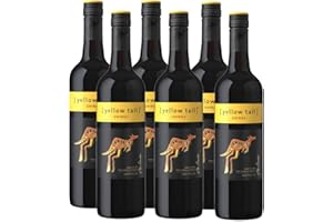 ‎YELLOW TAIL Yellow Tail Shiraz – Halbtrockener, aromatischer Rotwein aus Australien (6 x 0.75l)