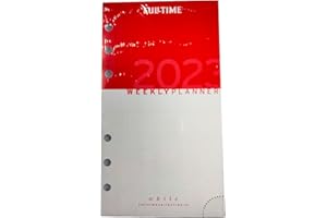 GRUPPO BUFFETTI S.P.A. RICAMBIO AGENDA SETTIMANALE 6 FORI PER ORGANIZER FULLTIME FORMATO 21,5X14 CM