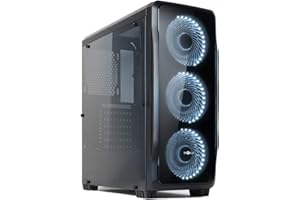 REALTECHNOLOGY Pc Fisso Desktop Amd Ryzen 7 5700G 4.60Ghz 8-Core,Ram Ddr4 16Gb 3200Mhz,Ssd M2 500Gb,Radeon Vega 8 Integrata, Wifi, Windows 11 Professional,Pc Fisso Computer Assemblato