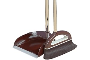 EASTUY Ensemble Balai Et Pelle, Balayette Et Pelle À Poussière avec Long Manche avec, pour Le Nettoyage La Maison, La Cuisine, La Bureau