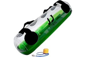 YZBBSH Power Bag Fitness Water Bag Sandbag Alternative Aqua Bag Regolabile Pesi 15KG 25KG 35KG per Core And Balance Device, Core Bag capacità Massima Totale di 55 libbre