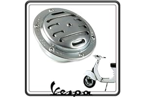 GSC RICAMBI SRL CLAXON CLACSON SEGNALATORE ACUSTICO START ZINCATO COMPATIBILE CON PIAGGIO VESPA 50 R - VESPA 50 S - VESPA 50 SPECIAL - VESPA 50 SPECIAL ELESTART - VESPA 125 PRIMAVERA - VESPA ET3 125 - VESPA 90.
