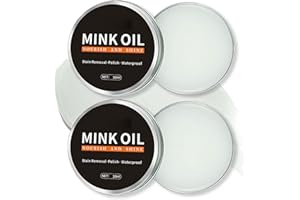 Beauthink 2PCS Premium Leather Conditioner & Cleaner – Leather Balm for Car Seats, Furniture, Boots, Sofa & More. Deep Cleans, Care & Maintenance. Restores Shine & Softnes, Deep Nourishing Oil