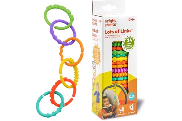 Bright Starts Lots of Links Rings Toys 24 Pcs