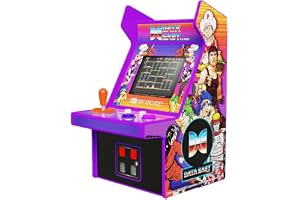 My Arcade Data East Hits Mikrospelare: 17,3 cm helt spelbar mini arkadmaskin med 308 spel, 7 cm skärm, inbyggda högtalare