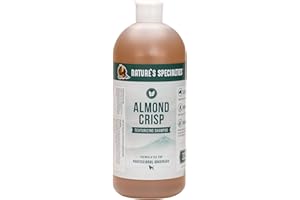 Nature's Specialties Almond Crisp Dog Shampoo - Deep Cleansing Shampoo for Dogs & Cats - Volumising Shampoo - Adds Texture & Volume to Coat - Long-Lasting Pleasant Fragrance, 946ml