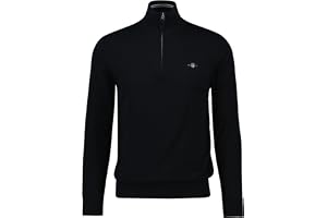 GANT herr Klassisk Bomull Med Halv Dragkedja Pullover-tröja
