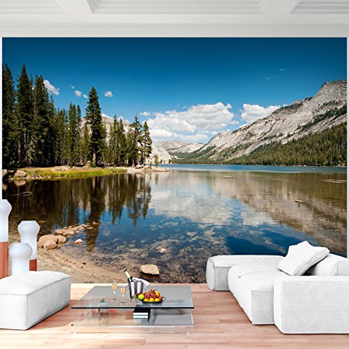 Fototapete Berge 352 x 250 cm - Vliestapete - Wandtapete - Vlies Phototapete - Wand - Wandbilder XXL - !!! 100% MADE IN GERMANY !!! Runa Tapete 9100011a