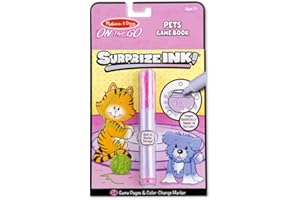 MELISSA & DOUG Melissa And Doug On The Go Surprize Ink Game Book Pets Pink