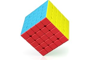 ROXENDA Magisk Kub, 5x5 Speed Cube - Slitstarkt Fast & Frostat Stickerless, Blir Snabbare än Originalet (5x5x5)