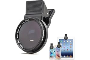 VOLOHAS Zomei - Lente polarizzatore circolare professionale per telefoni cellulari e tablet, filtro CPL da 37 mm per iPhone 15/14/13/12/11, iPad Pro/Air, Samsung Galaxy S22/S21 Android